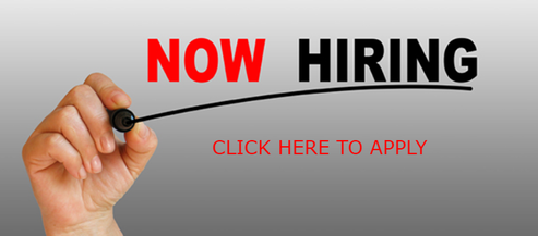 Now hiring sign